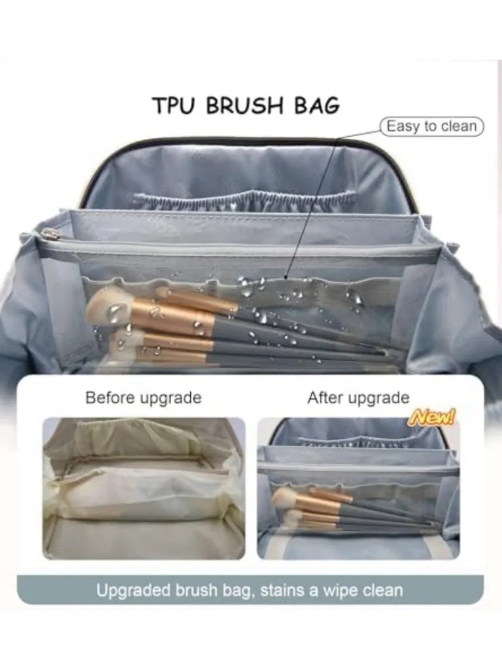 Floral Travel Makeup Organizer Bag | Cosmetic Storage Case for Beauty Essentials